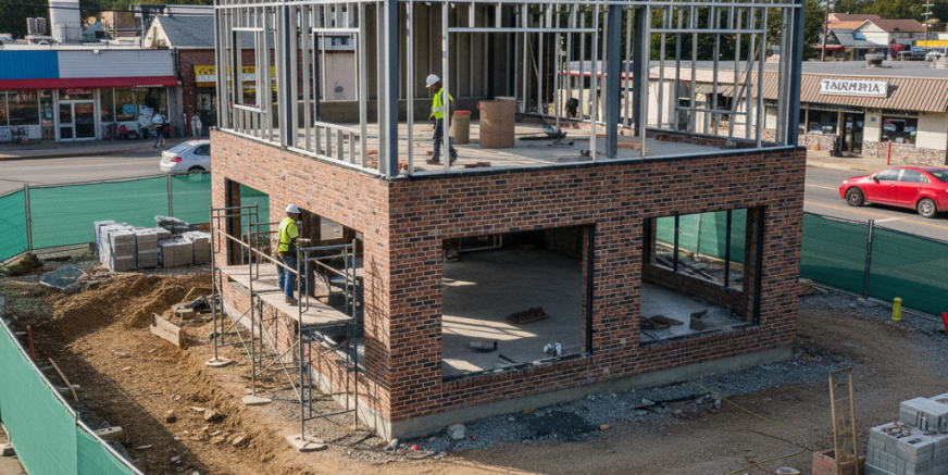 Construcción de comercio